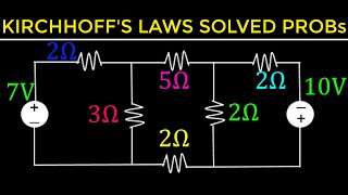 17  Kirchhoffs Current and Voltage Laws Solved Examples [upl. by Erroll]