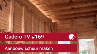 169 Aanbouw schuur maken [upl. by Okeim946]