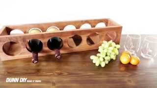 How to Build a DIY Wine Rack [upl. by Ellebana]