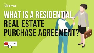 Residential Real Estate Purchase Agreement  EXPLAINED [upl. by Edy]