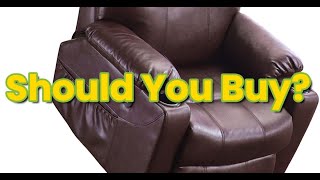 Review Mcombo Large Power Lift Recliner Chair with Massage Heat for Elderly Big Tall People 7517 [upl. by Olim398]