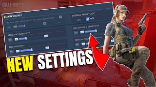 BEST SETTINGS for COD Mobile In 2024 [upl. by Hazlip]