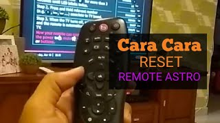 Cara reset dan setting remote astro [upl. by Kaliope]