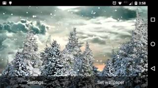 Snowfall Live Wallpaper [upl. by Orazal]