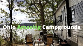 Five of Ohio Amazing Campgrounds OhioStateParks OhioCampgrounds OhioCamping [upl. by Gibbs]