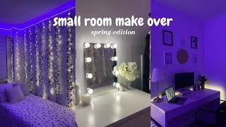 small room make over  je redécore et réorganise ma chambre pour le printemps ✨ [upl. by Ahtan254]