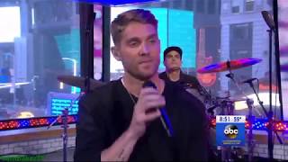 Brett Young performs Mercy LIVE on Good Morning America 23 April 2018 [upl. by Peyter604]