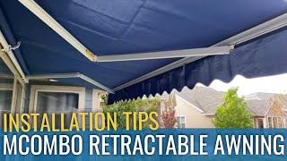 MCombo Retractable Awning  Tips [upl. by Rye]