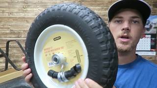 What is the BEST replacement wheelbarrow TIRE [upl. by Cally811]