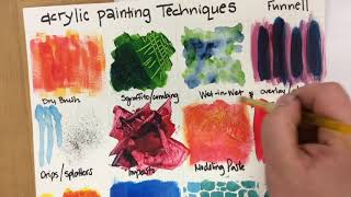 Techniques Used in Creating Art [upl. by Leahcir]