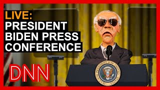 LIVE President Biden Press Conference  JEFF DUNHAM [upl. by Nesrac]