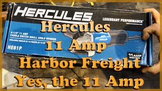 Hercules 11 Amp 4 12 inch angle grinder review [upl. by Eniluqcaj988]