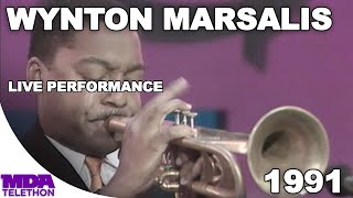 Wynton Marsalis  Live Performance 1991  MDA Telethon [upl. by Ecinev]