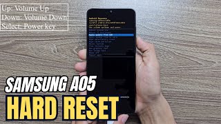 How To Hard Reset Samsung A05 [upl. by Sigfried]