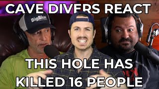 DIVERS REACT TO MR BALLENS STORY ABOUT HOLE THAT KILLED 16 PEOPLE [upl. by Lotsyrc]