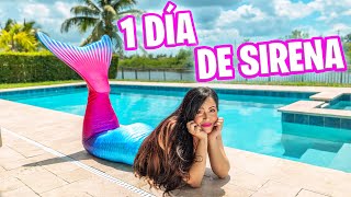 ME CONVIERTO EN SIRENA 😱 1 DÍA VIVIENDO BAJO EL AGUA 😅 Reto Extremo 🧜‍♀️‍ Sandra Cires Art [upl. by Ecineg798]