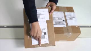 How to Label SmallParcel Shipments to Ship to Amazon Fulfillment Centers [upl. by Ahsinik]