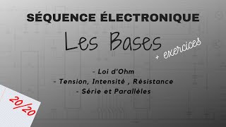 ELECTRONIQUE  LES BASES  EP0 [upl. by Paz]