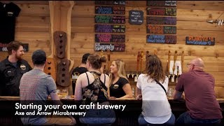 How to successfully open your own craft microbrewery Axe and Arrow Microbrewery Glassboro NJ [upl. by Llabmik]