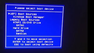 HP Desktop Pc How to boot from a USB Flash Drive [upl. by Clarkson]