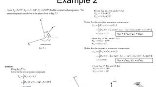 Symmetrical Components Examples [upl. by Ahsiuqram870]