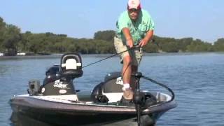 Bass Fishing with the Vexilar FL12 Color Flasher [upl. by Nnaoj]