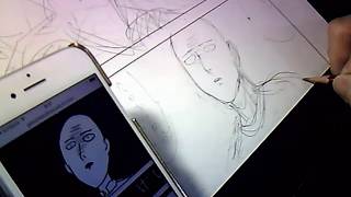 Yusuke MURATA  Live Drawing 26 Pencilling amp Inkink manga page [upl. by Weigle]