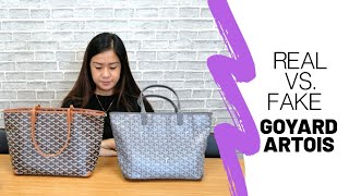 GOYARD ARTOIS Fake vs Real How to Tell a Real Goyard Artois bag [upl. by Idurt]