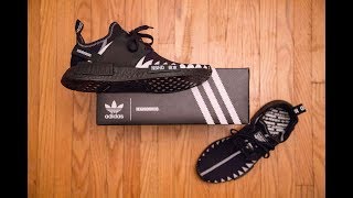 The FIRST CAGED NMD R1  Adidas NMD R1 PK Primeknit by NEIGHBORHOOD Review [upl. by Sallie416]