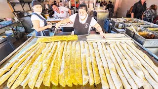 MASSIVE Mexican STREET FOOD Tour in MEXICO CITY MACHETE TACOS  SPICY TACOS AL PASTOR from HEAVEN [upl. by Gnues]