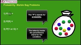 Probability Marble Bag Problems [upl. by Ree]