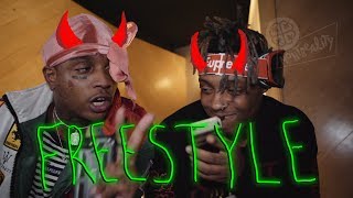 Ski Mask amp Juice WRLD  EVIL TWINS Freestyle [upl. by Euqilegna203]