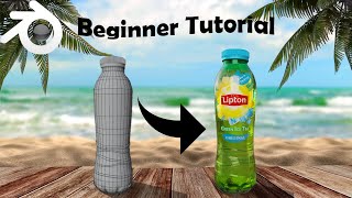 How To Make A Photorealistic Lipton Bottle In Blender  Part 1 [upl. by Lebiram480]