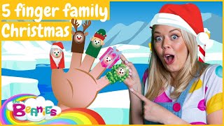 5 Finger Family  Christmas Version  Kids Xmas Carols and Nursery Rhymes [upl. by Aprilette850]