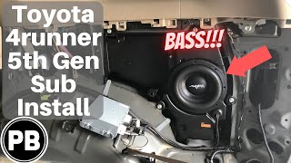 2010  2022 Toyota 4Runner OEM Subwoofer Install  Replacement [upl. by Anees]