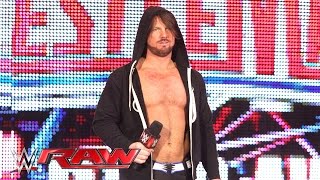 AJ Styles interrupts Fandango vs Chris Jericho Raw March 21 2016 [upl. by Grube]