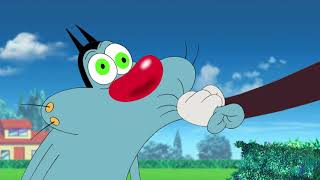 हिंदी Oggy and the Cockroaches  Oggy and the Magic Smile S04E48 Hindi Cartoons for Kids [upl. by Ynnatirb]