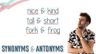 SYNONYMS amp ANTONYMS  English Lesson [upl. by Farica]