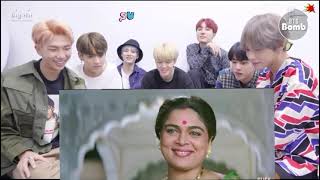 BTS reaction to wah wah ramji song fanmade [upl. by Hsetirp]