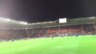 Oh when the saints go marching in Southampton vs Arsenal [upl. by Ennahgiel270]