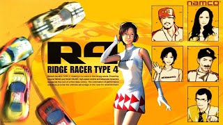 R4 Ridge Racer Type 4 Full Game Walkthrough [upl. by Koby]