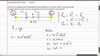 Intensidad campo electrico [upl. by Imer531]