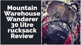 Mountain Warehouse Wanderer 30ltr backpack review [upl. by Charley]