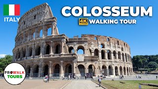 Colosseum Walking Tour  4K  Rome Italy [upl. by Dominga209]