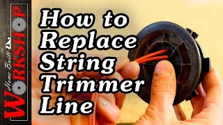 How to Replace String Trimmer Line [upl. by Beilul95]