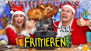 WIR FRITTIEREN WEIHNACHTSESSEN in XXL mit JuliaBeautx  Joeys Jungle [upl. by Bradleigh]