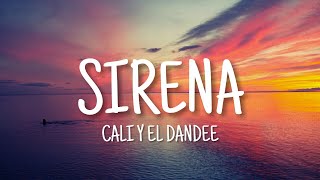 Sirena  Cali y el Dandee Letra [upl. by Hurst250]