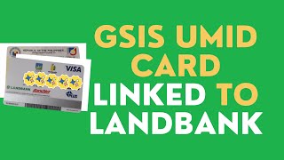 GSIS UMID CARD ONLINE BANKING VIA LANDBANK [upl. by Veda275]