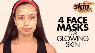 DIY Face Masks for Glowing Skin  How To Get Glowing Skin At Home  Skin Secrets [upl. by Montagna]