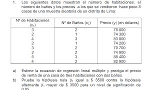 Regresiòn multiple metodo matricial paso a paso [upl. by Frager773]